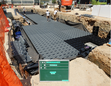 災害用マンホールトイレ設置工事の写真4