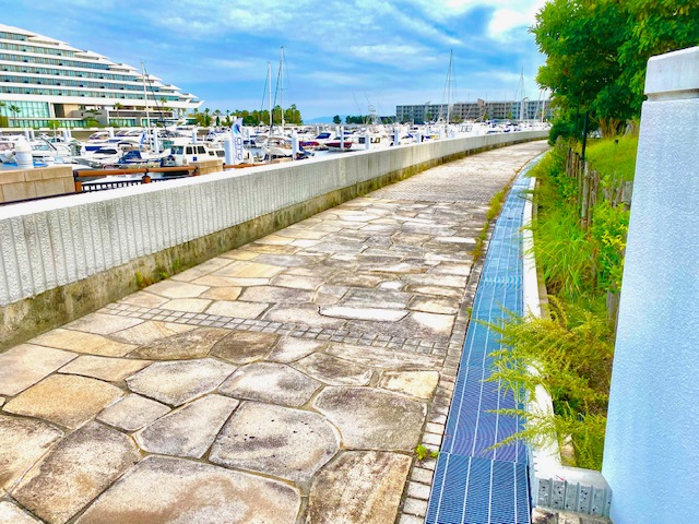 2024年10月芦屋マリーナ かさ上げグレーチング